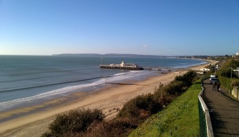 Bournemouth beach and pier