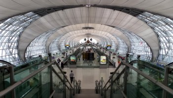 Inside Bangkok's Suvarnabhumi airport