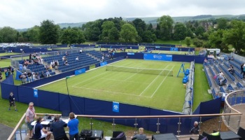 Centre Court at the Aegon Ilkley Tennis Tournament