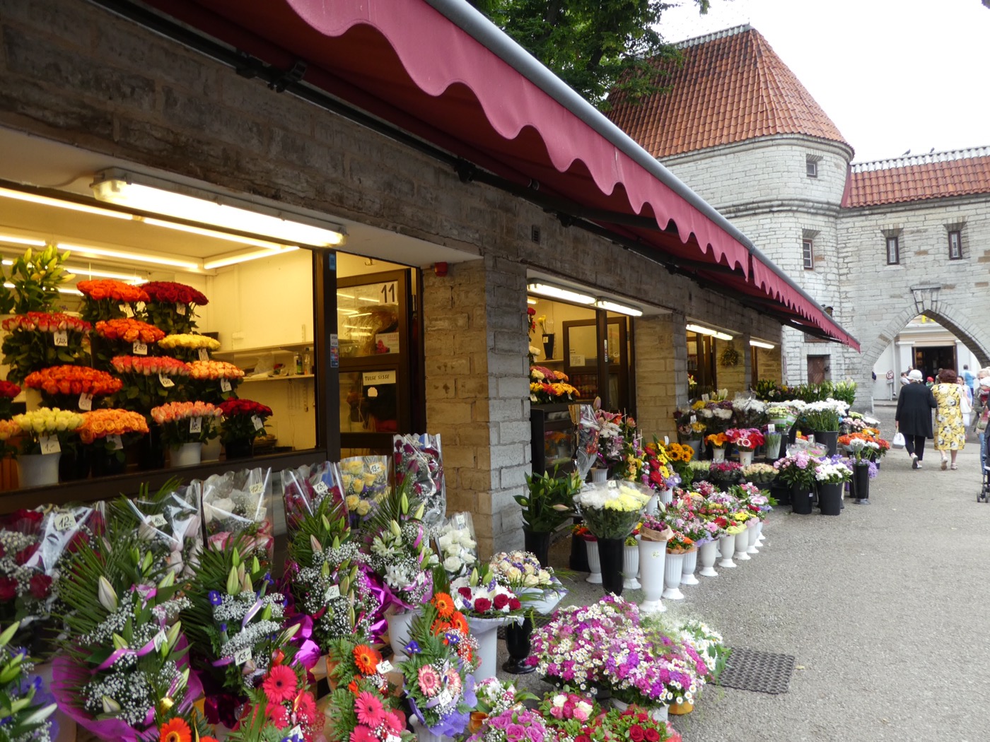 Flower Market, Old Town Tallinn