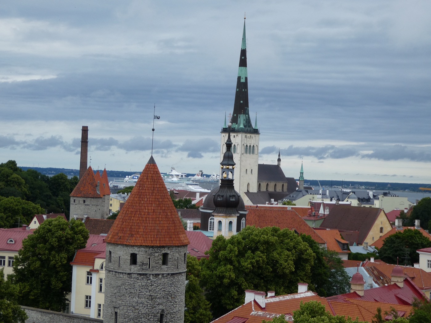 The rooftops of Tallinn