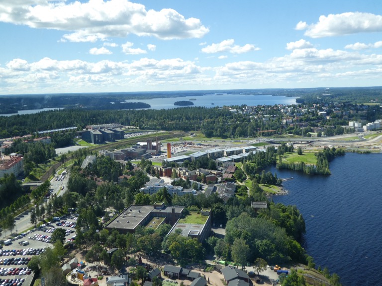 View from the Näsinneula Observation Tower, Tampere 