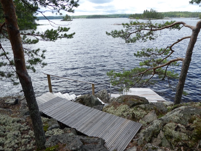 Swimming platform, Finnish summer cottage, Kongosaari