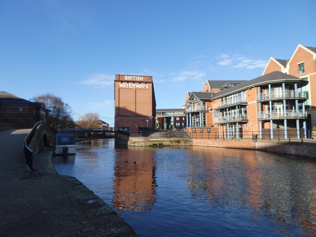 British Waterways building alongside the canal, Nottingham