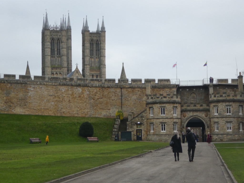 Lincoln Cathedral from the Lincoln castle grounds