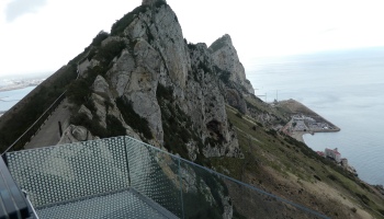 Rock of Gibraltar from the Skywalk