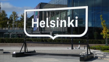 Visit Helsinki Sign