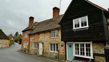 Attractive houses in Shere, Surrey