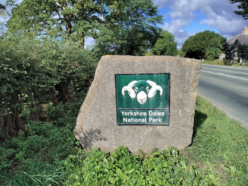 Yorkshire Dales National Park Sign