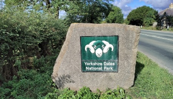 Yorkshire Dales National Park Sign